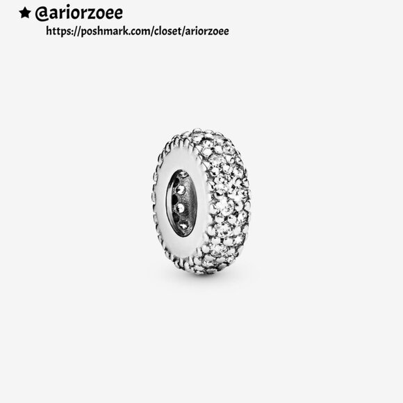 Pandora Inspiration Within Spacer with Clear CZ|Pendant - Picture 1 of 2